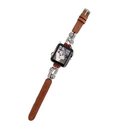38mm Band Width Leather Strap Watchband per iWatch Luxury Design