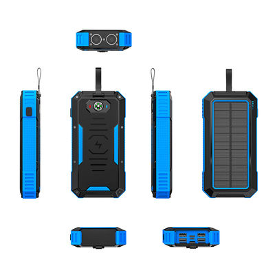Ricarica wireless Power Bank esterna 30000mAh con pannello solare da 22,5W e alta capacità