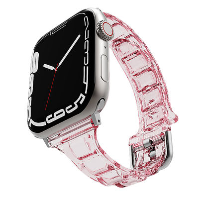 6 colori Fascia di silicone morbida e comoda per Apple Watch Serie 7 41mm 45mm