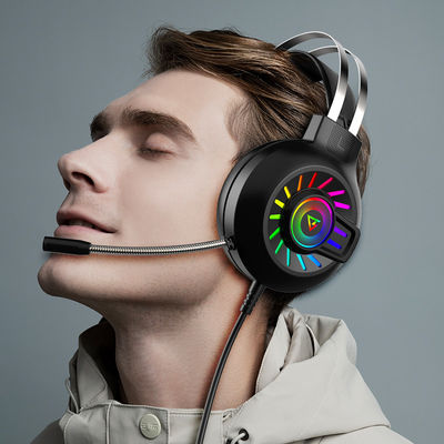 G97 RGB Luminous 7.1 Surround Sound Headset per videogiochi con microfono e controllo del volume