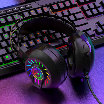 G97 RGB Luminous 7.1 Surround Sound Headset per videogiochi con microfono e controllo del volume