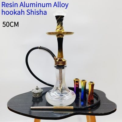 Resina tedesca Narghilè Shisha Luxury Glass Sishas Narghilè Set di fumo di narghilè grande