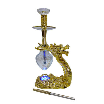 Party Bar Fumare Narghilè Shisha Set con Resina Dragon Design e accessori completi