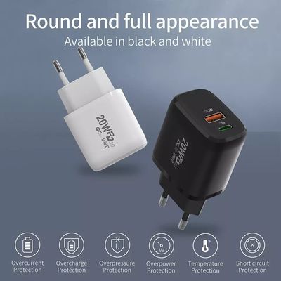 Adapter di ricarica rapida 20W PD per smartwatch e telefoni multipli presa di corrente A C casa