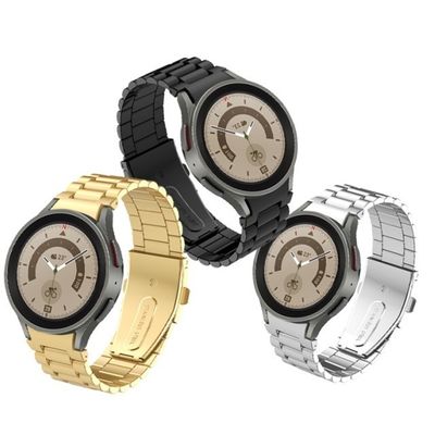 Folded Safety Buckle Metal Watchband per Samsung Watch 5 100% Professional QC Passato