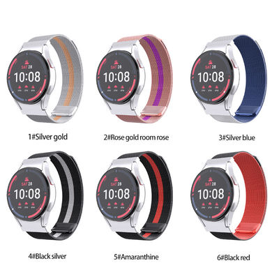 Banda d'orologio in acciaio inossidabile 304 per Samsung Galaxy Watch 4 6 colori e capacità 48G