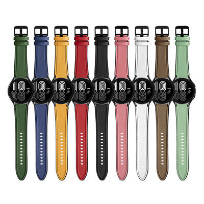 Banda da orologio in pelle di silicone Designer Smart per Samsung Galaxy Watch 4 100% QC Passato