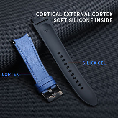 Banda da orologio in pelle di silicone Designer Smart per Samsung Galaxy Watch 4 100% QC Passato