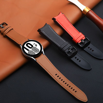 Banda da orologio in pelle di silicone Designer Smart per Samsung Galaxy Watch 4 100% QC Passato
