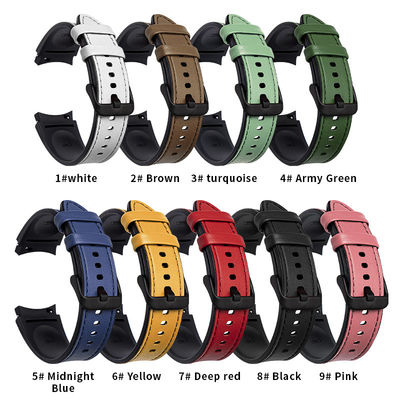 Banda da orologio in pelle di silicone Designer Smart per Samsung Galaxy Watch 4 100% QC Passato