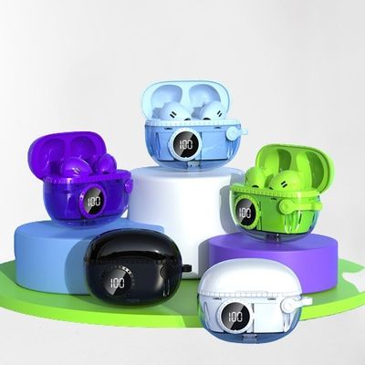 TWS 5.3 auricolari wireless cuffie in orecchio con basso forte Cancellazione del rumore Smart Touch