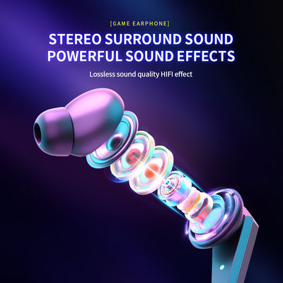 Gioco a bassa latenza e telefonate True Wireless Headset con tecnologia di cancellazione del rumore