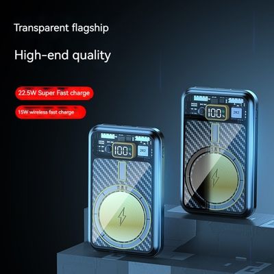 Logo personalizzato 15w Wireless Power Bank 10000mah Magnetico 22.5W Per Iphone