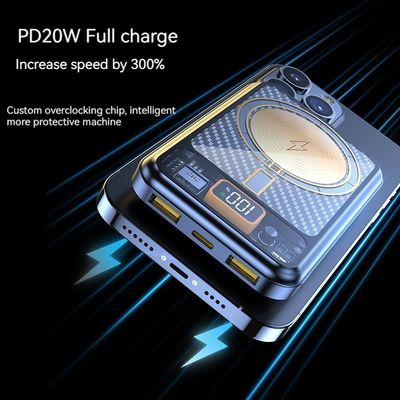 Logo personalizzato 15w Wireless Power Bank 10000mah Magnetico 22.5W Per Iphone