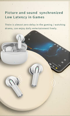 Headset per giochi wireless TWS con 4 mic Low Latency ANC ENC Digital Display Private Mold