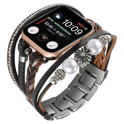 DHL.UPS.FEDEX.EMS Moderno Zou Chrysanthemum Decorative Smart Watch Band