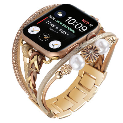 DHL.UPS.FEDEX.EMS Moderno Zou Chrysanthemum Decorative Smart Watch Band