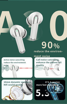 Auricolare TWS wireless Low Latency ANC ENC Earbud con muffa privata e display digitale