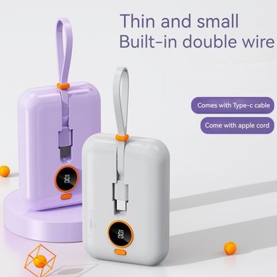 Interfaccia di uscita di tipo C Power Bank portatile da 10000 mAh per ricarica esterna e dispositivi