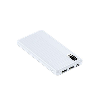 Potenza di uscita 10W Micro USB Input Interface Ultra Slim 10000mah Power Bank per iPhone 15