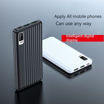 Potenza di uscita 10W Micro USB Input Interface Ultra Slim 10000mah Power Bank per iPhone 15