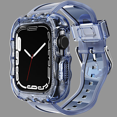 Moderne 6 colori TPU Loop sostituzione Sport Bands per Apple Watch 7 e conveniente