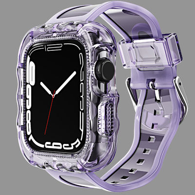 Moderne 6 colori TPU Loop sostituzione Sport Bands per Apple Watch 7 e conveniente