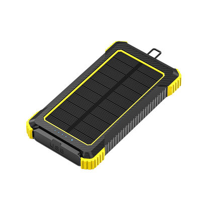 Uscita wireless 5W Solar Power Bank 2.1A Uscita 10000mAh per iPhone 15 Ricarica all'aperto