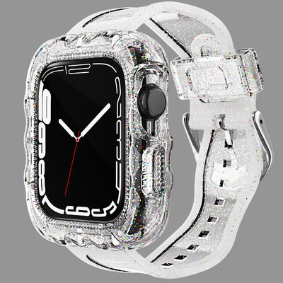 Moderne 6 colori TPU Loop sostituzione Sport Bands per Apple Watch 7 e conveniente