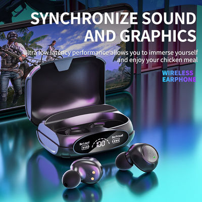 Headset stereo wireless con grande capacità di cancellazione del rumore 30 ore di tempo di riproduzione TWS V5.3