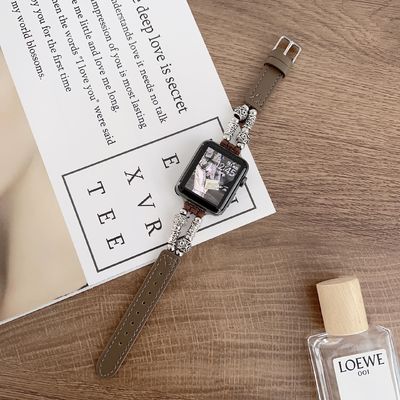 38mm Band Width Leather Strap Watchband per iWatch Luxury Design