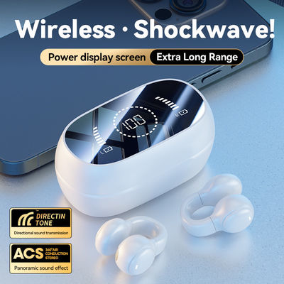 HiFi Stereo Bone Conduction True Wireless Earphone con cavo di carica da 20 cm e microfono