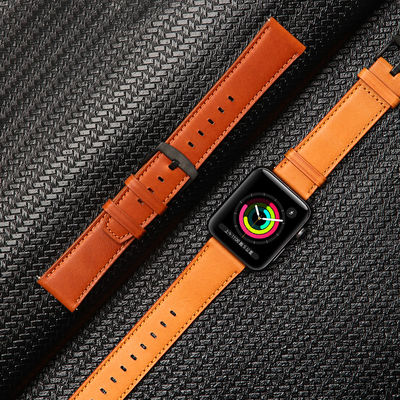 Strappi per orologi intelligenti in pelle originale per iWatch 38mm 40mm 42mm 44mm 45mm 100%