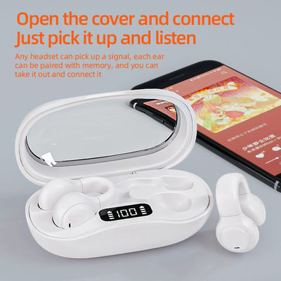 Sport Meeting Running Headset Conduczione ossea Auricolari wireless con display a LED