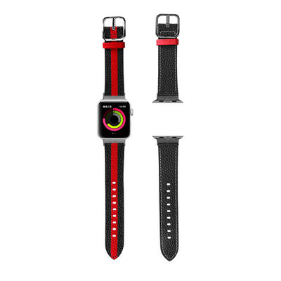 OEM ODM Banda a doppio lato Banda da orologio in pelle per Apple Watch Band 38 40 41 42 44 45mm Strap