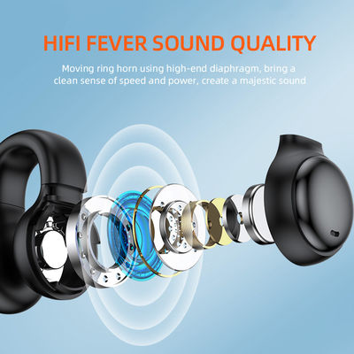 Sport Meeting Running Headset Conduczione ossea Auricolari wireless con display a LED