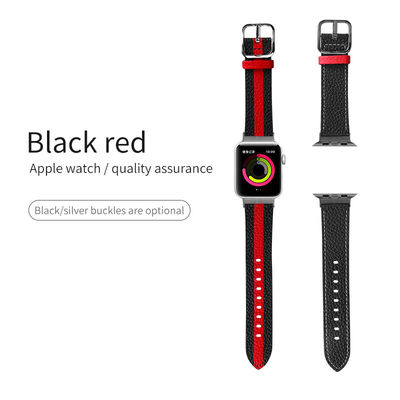OEM ODM Banda a doppio lato Banda da orologio in pelle per Apple Watch Band 38 40 41 42 44 45mm Strap