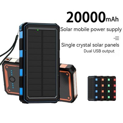 Protezione da sovraccarico 20000mah Batteria Li-polimero Banca di energia solare per cellulari