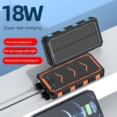22.5W di uscita caricabatterie solare mobile 20000mAh Wireless Charging Power Bank per smartphone