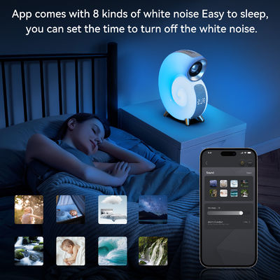 Caricabatterie wireless con sveglia Controllo digitale dell'app RGB Light Speaker wireless