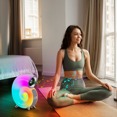 Caricabatterie wireless con sveglia Controllo digitale dell'app RGB Light Speaker wireless