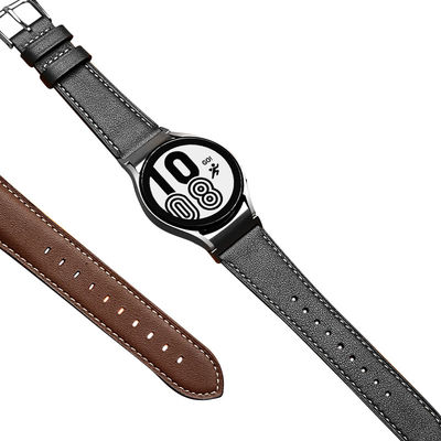 Nastro di orologio in pelle da 20 mm per Samsung Galaxy Watch 4 Quick Release