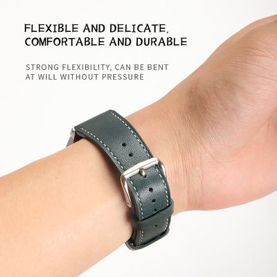 Nastro di orologio in pelle da 20 mm per Samsung Galaxy Watch 4 Quick Release