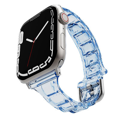 6 colori Fascia di silicone morbida e comoda per Apple Watch Serie 7 41mm 45mm