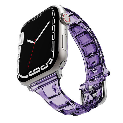6 colori Fascia di silicone morbida e comoda per Apple Watch Serie 7 41mm 45mm