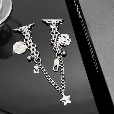 41mm larghezza banda gioielli in acciaio inossidabile iWatch Strap per smartwatch elegante e femminile