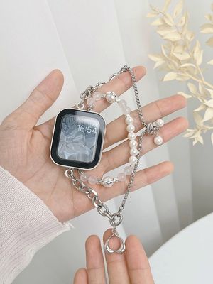 41mm larghezza banda gioielli in acciaio inossidabile iWatch Strap per smartwatch elegante e femminile